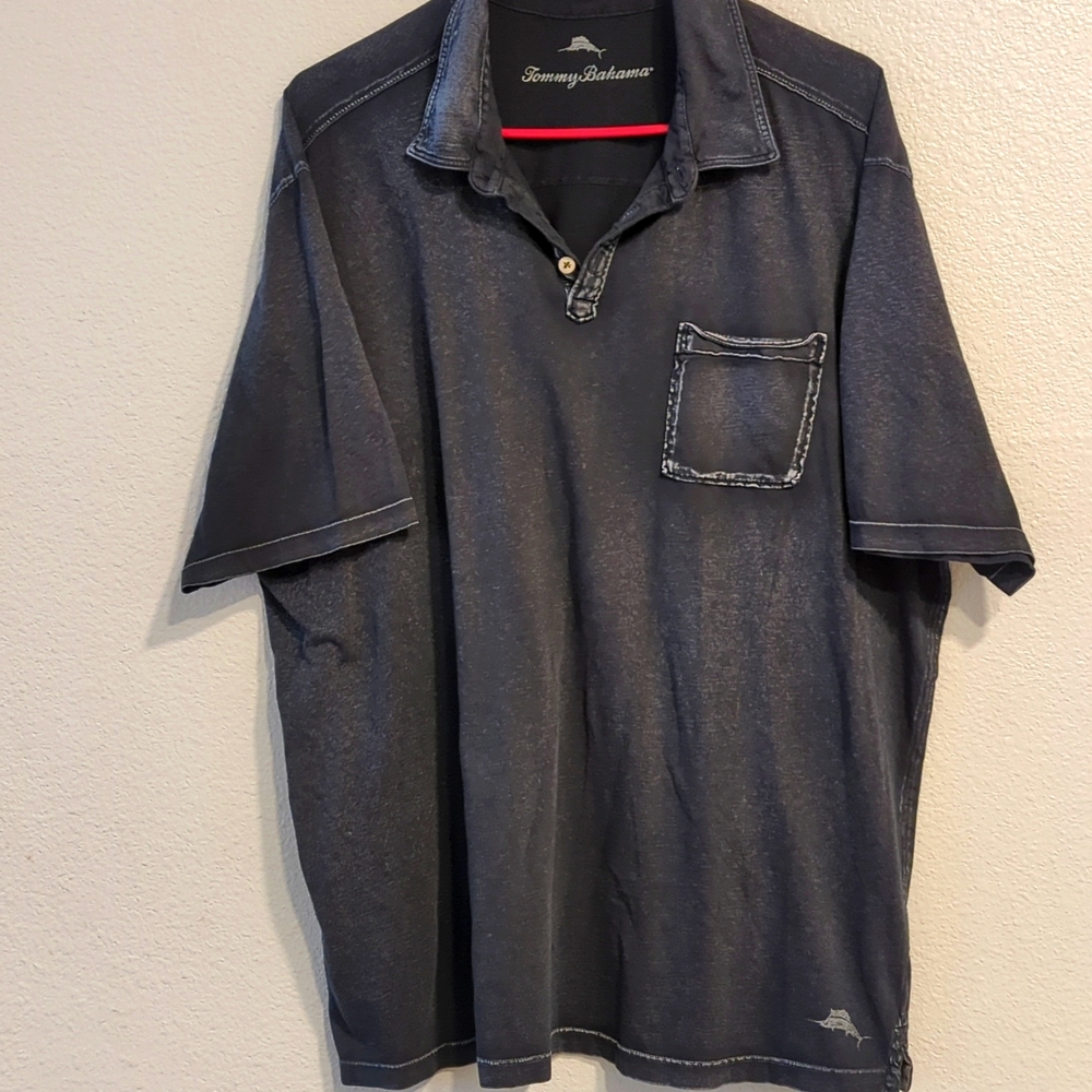 Tommy Bahamas Distressed Men's Polo XL